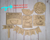 Life is Sweet Watermelon Paint Kit DIY Craft Kit #2711 - Multiple Sizes Available - Unfinished Wood Cutout Shapes