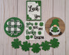 Luck Gnome Craft DIY Paint Party Kit Craft Kit #2728 - Multiple Sizes Available - Unfinished Wood Cutout Shapes