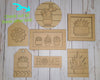 Succulent Craft DIY Paint Party Kit Craft Kit for Adults #2621 - Multiple Sizes Available - Unfinished Wood Cutout Shapes