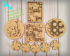 I don't need Luck Craft DIY Paint Party Kit Craft Kit #2727 - Multiple Sizes Available - Unfinished Wood Cutout Shapes