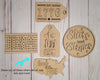 Home of the Brave 4th of July Independence Day Kit Paint Kit DIY Craft Kit #2817 - Multiple Sizes Available - Unfinished Wood Cutout Shapes