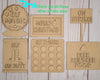 Elf Twister Christmas Elf Red Elf Decor  DIY Paint kit #2810 - Multiple Sizes Available - Unfinished Wood Cutout Shapes