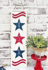 USA 4th of July Craft Kit Paint Kit Party Paint Kit #2841 - Multiple Sizes Available - Unfinished Wood Cutout Shapes