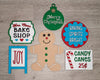 Mrs Clause Bake Shop Christmas Decor DIY Paint kit #2804 - Multiple Sizes Available - Unfinished Wood Cutout Shapes