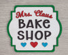 Mrs Clause Bake Shop Christmas Decor DIY Paint kit #2804 - Multiple Sizes Available - Unfinished Wood Cutout Shapes