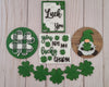 Lucky Letters Charm Craft DIY Paint Party Kit Craft Kit #2731 - Multiple Sizes Available - Unfinished Wood Cutout Shapes