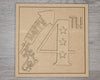 Happy 4th of July DIY Craft Kit #2948 - Multiple Sizes Available - Unfinished Wood Cutout Shapes