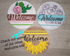 Welcome Sunflower Kit DIY Craft Kit #2903 - Multiple Sizes Available - Unfinished Wood Cutout Shapes