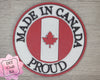 Made in Canada Canadian Canada Craft Kit DIY Craft Kit #2939 - Multiple Sizes Available - Unfinished Wood Cutout Shapes