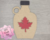 Canadian Maple Syrup Kit Canada Canadian Canada Craft Kit DIY Craft Kit #2942 - Multiple Sizes Available - Unfinished Wood Cutout Shapes