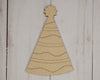 Birthday Hat Birthday Decor wood shape cutout Space Craft DIY Paint kit #2663- Multiple Sizes Available - Unfinished Wood Cutout Shapes