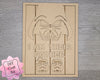 Father's Day Father Darth up to 10 kids Craft Kit DIY Craft Kit #2963 - Multiple Sizes Available - Unfinished Wood Cutout Shapes