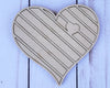Heart Geo DIY paint puzzle #2244- Multiple Sizes Available - Unfinished Cutout Shapes