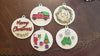 Christmas Ornament Kit Set of 8 DIY Paint #2435 - Multiple Sizes Available - Unfinished Cutout Shapes