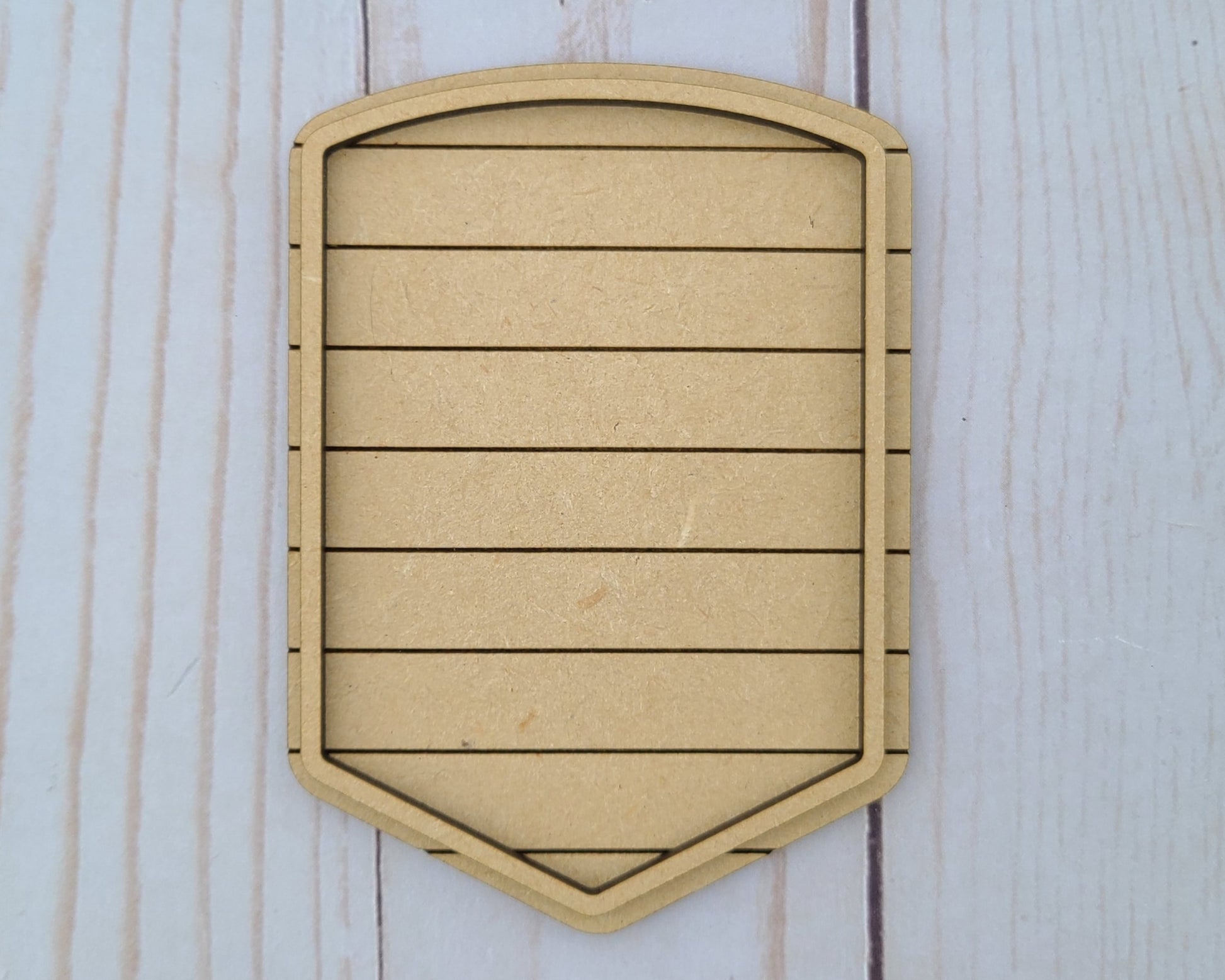 Shiplap Frame #2469 - Multiple Sizes Available - Unfinished Wood Cutout Frames
