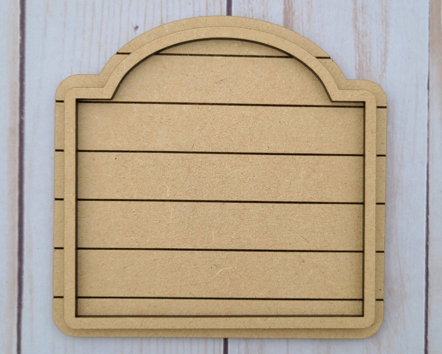 Shiplap Frame #2470 - Multiple Sizes Available - Unfinished Wood Cutout Frames