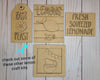 Easy Peasy Tag Lemonade DIY Craft Kit #2541 - Multiple Sizes Available - Unfinished Wood Cutout Shapes