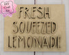 Fresh Squeezed Lemonade DIY Craft Kit #2542 - Multiple Sizes Available - Unfinished Wood Cutout Shapes
