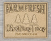 Christmas Tree Farm Christmas Decor DIY Paint kit #2887 - Multiple Sizes Available - Unfinished Wood Cutout Shapes