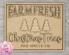Christmas Tree Farm Christmas Decor DIY Paint kit #2887 - Multiple Sizes Available - Unfinished Wood Cutout Shapes