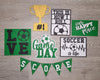 Love Soccer Sport Soccer Decor DIY Paint kit #2932 - Multiple Sizes Available - Unfinished Wood Cutout Shapes