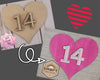 Heart 14 Valentine Craft Kit Valentine Tier Tray Kit #2490 Multiple Sizes Available - Unfinished Wood Cutout Shapes