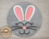 Bunny Face Easter Kit Craft Night Crafty Craft Kit #2554 - Multiple Sizes Available - Unfinished Wood Cutout Shapes