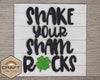 St. Patrick's Day Shake your Shamrocks Craft Kit #2506 Multiple Sizes Available - Unfinished Wood Cutout Shapes