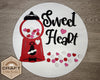 Sweet Heart Craft Kit Valentine Craft DIY Paint kit #2531 - Multiple Sizes Available - Unfinished Wood Cutout Shapes