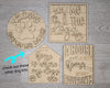 Welcome Hope you like dog hair Kit DIY Paint kit #3009 - Multiple Sizes Available - Unfinished Wood Cutout Shapes