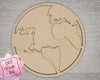 Welcome to our Classroom Interchangeable "Earth" DIY Paint kit #2983 - Unfinished Wood shape cutouts