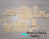 Corn Maze Fall DIY Halloween Craft Kit DIY Craft Kit #2867 - Multiple Sizes Available - Unfinished Wood Cutout Shapes