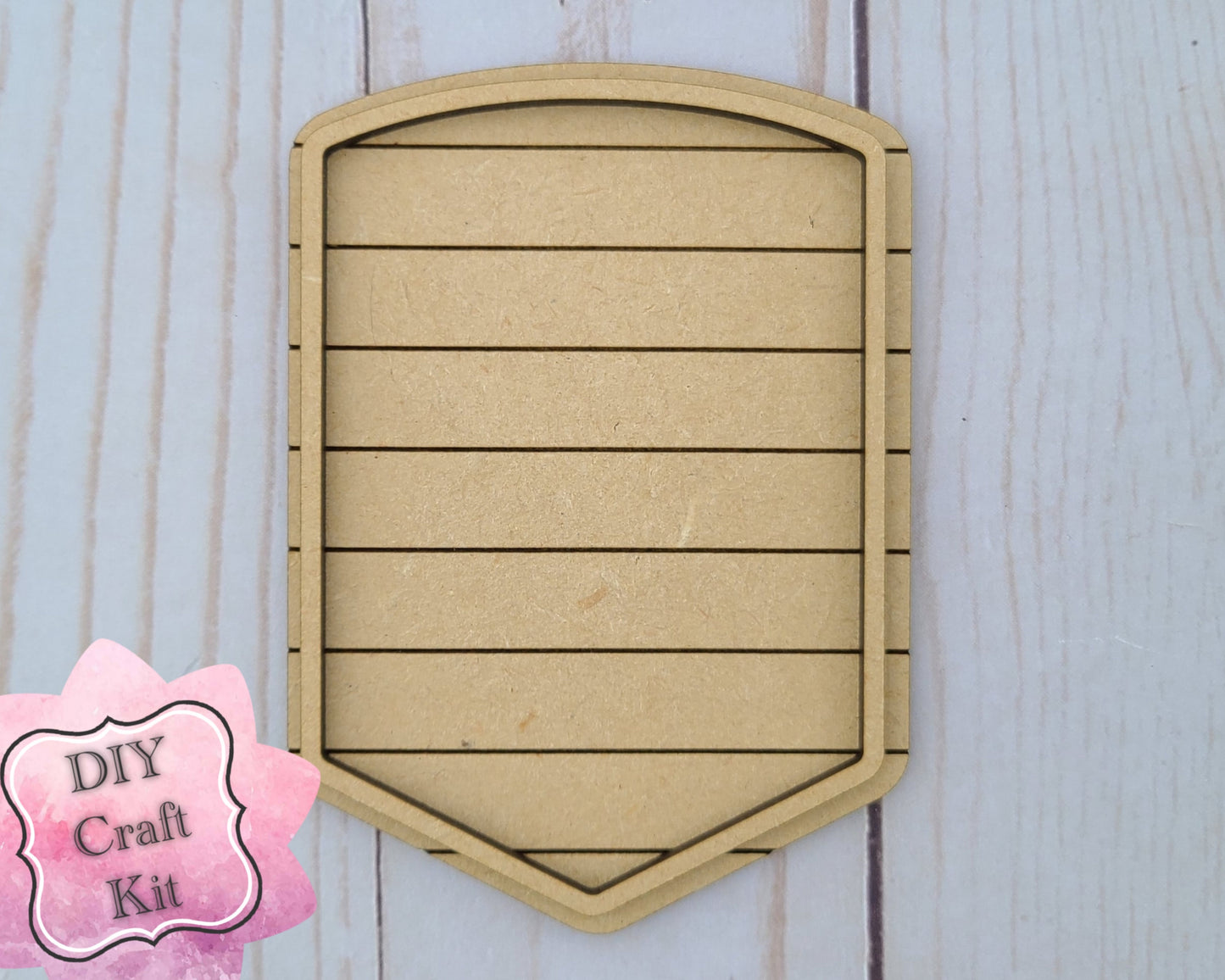 Shiplap Frame #2469 - Multiple Sizes Available - Unfinished Wood Cutout Frames
