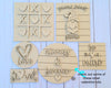 Love Valentine DIY Paint kit #2501 - Multiple Sizes Available - Unfinished Wood Cutout Shapes