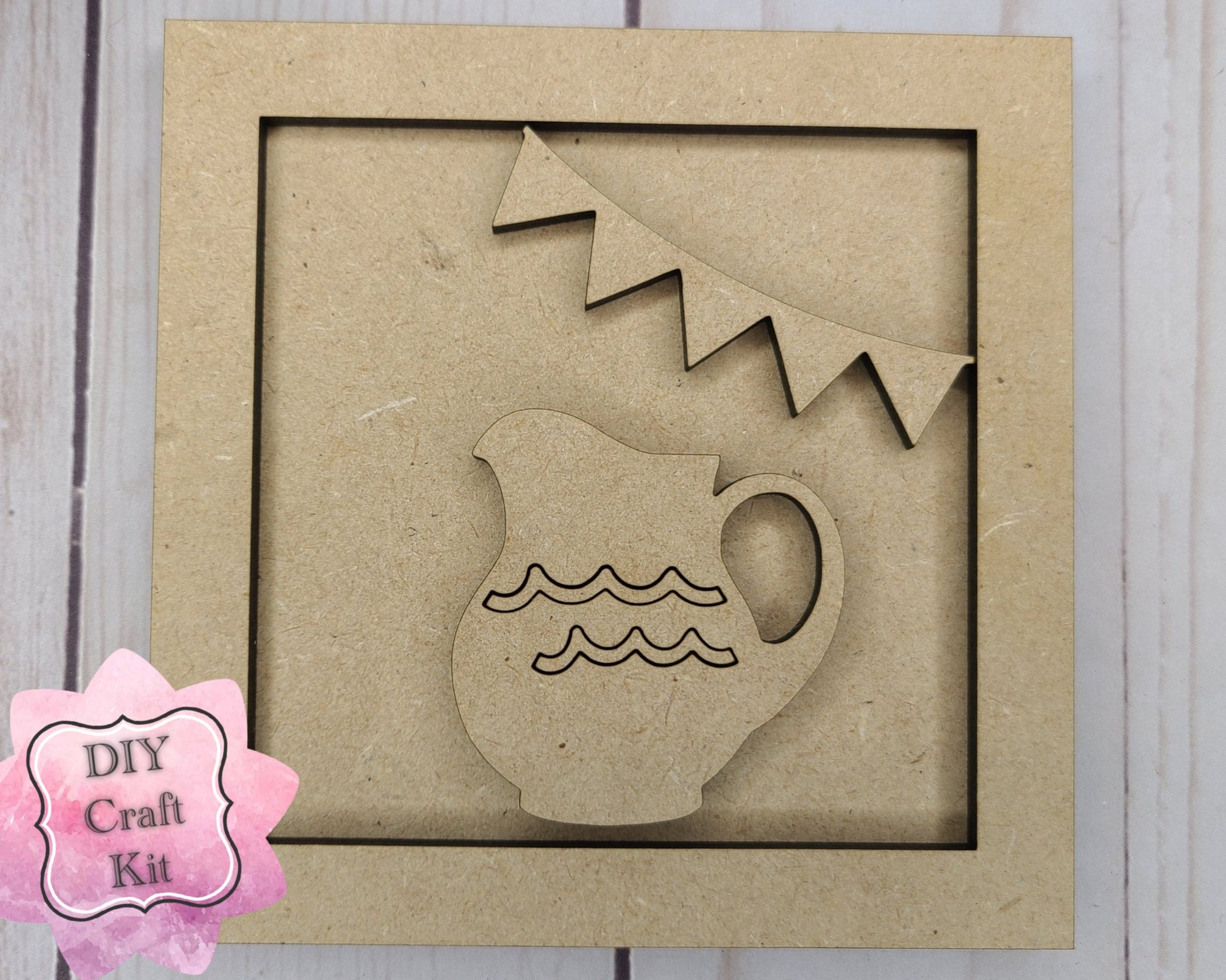 Lemon Pitcher Lemonade DIY Craft Kit #2540 - Multiple Sizes Available - Unfinished Wood Cutout Shapes
