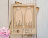 Ghost No Feet Craft Kit #2567 Multiple Sizes Available - Unfinished Wood Cutout Shapes