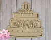 Birthday Cake DIY Craft Kit #2571 Multiple Sizes Available - Unfinished Wood Cutout Shapes