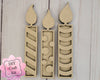 Birthday Candles DIY Craft Kit #2575 Multiple Sizes Available - Unfinished Wood Cutout Shapes