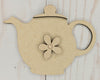 Tea Pot Tea Party Craft DIY Paint Party Kit Craft Kit for Adults #2628 - Multiple Sizes Available - Unfinished Wood Cutout Shapes