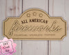 All American Fireworks 4th of July Craft Kit Paint Kit Party Paint Kit #2641 - Multiple Sizes Available - Unfinished Wood Cutout Shapes