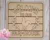 Welcome to our Farmhouse Ranch Kit Tier Tray Kit Paint Kits  DIY Paint kit #2656 - Multiple Sizes Available - Unfinished Wood Cutout Shapes