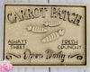Carrot Patch Easter Decor Easter Craft Kit for Adults #2759 - Multiple Sizes Available - Unfinished Wood Cutout Shapes