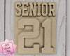 Senior 21 Seniors Class of 2021 Kit #2785 - Multiple Sizes Available - Unfinished Wood Cutout Shapes