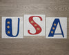 USA Square Kit DIY Paint kit #2264 - Multiple Sizes Available - Unfinished Wood Cutout Shapes