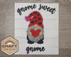 Gnome Valentine DIY Paint kit #2499 - Multiple Sizes Available - Unfinished Wood Cutout Shapes
