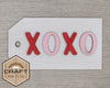 XOXO Tag Valentine Craft Kit Valentine Tier Tray Kit #2489 Multiple Sizes Available - Unfinished Wood Cutout Shapes