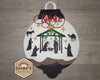 Nativity Ornament DIY Paint kit #2484 - Multiple Sizes Available - Unfinished Wood Cutout Shapes