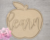 Welcome to our Classroom Interchangeable "Learn Apple" DIY Paint kit #2983 - Unfinished Wood shape cutouts