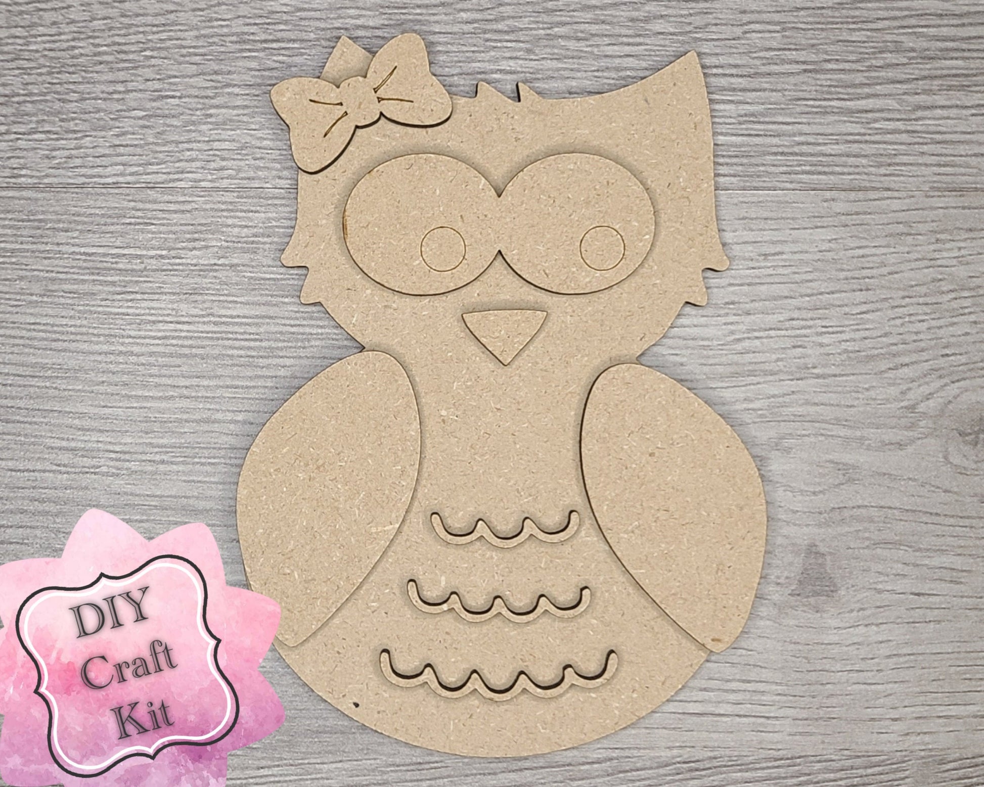 Welcome to our Classroom Interchangeable "Owl" DIY Paint kit #2983 - Unfinished Wood shape cutouts