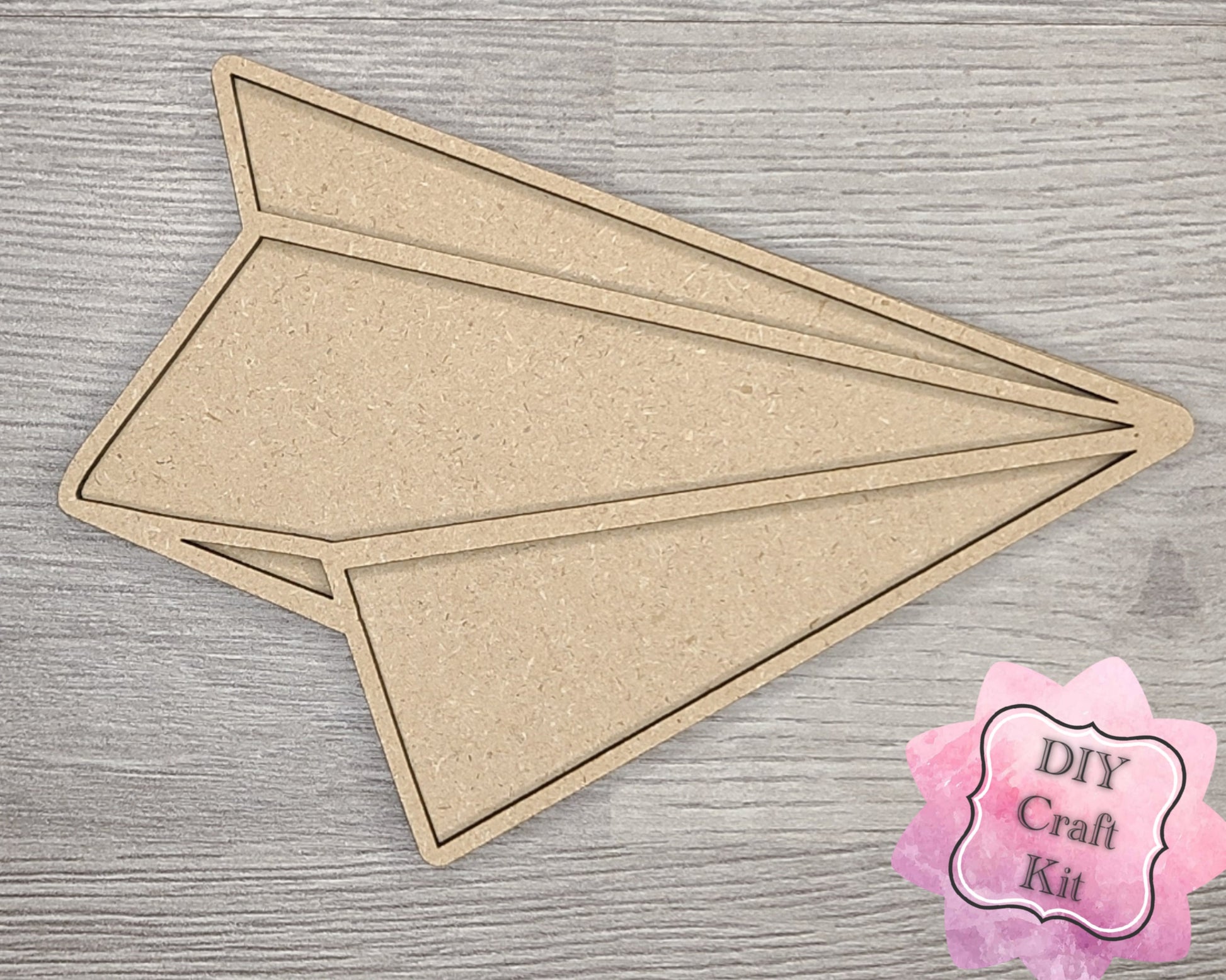 Welcome to our Classroom Interchangeable "Paper Airplane" DIY Paint kit #2983 - Unfinished Wood shape cutouts